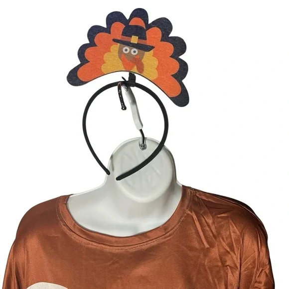 Kid's Turkey Cosplay Costume – Thanksgiving Turkey Trot Outfit NWOT - Picture 3 of 5